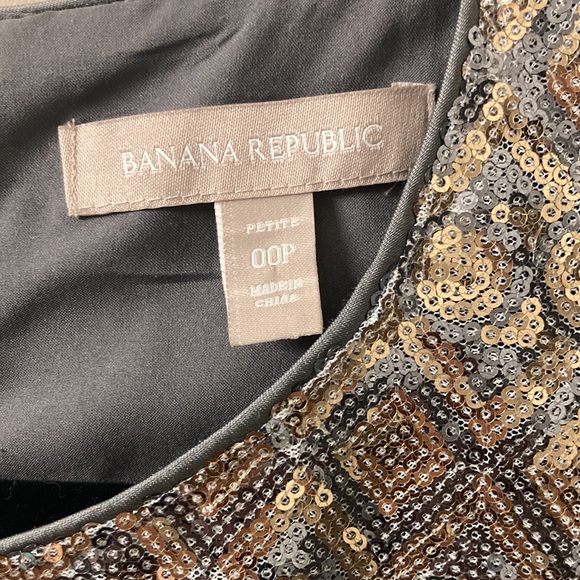 Banana Republic Sequin Cocktail Dress 00P - Picture 5 of 12